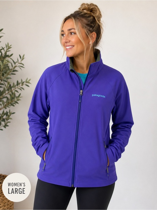 Patagonia Jackets & Blazers - Patagonia Women's Violet blue  Full-Zip waterproof Jacket